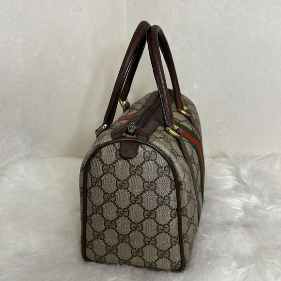 💯Authentic Gucci Boston Handbag with Cherryline 🍀 - Picture 8 of 17
